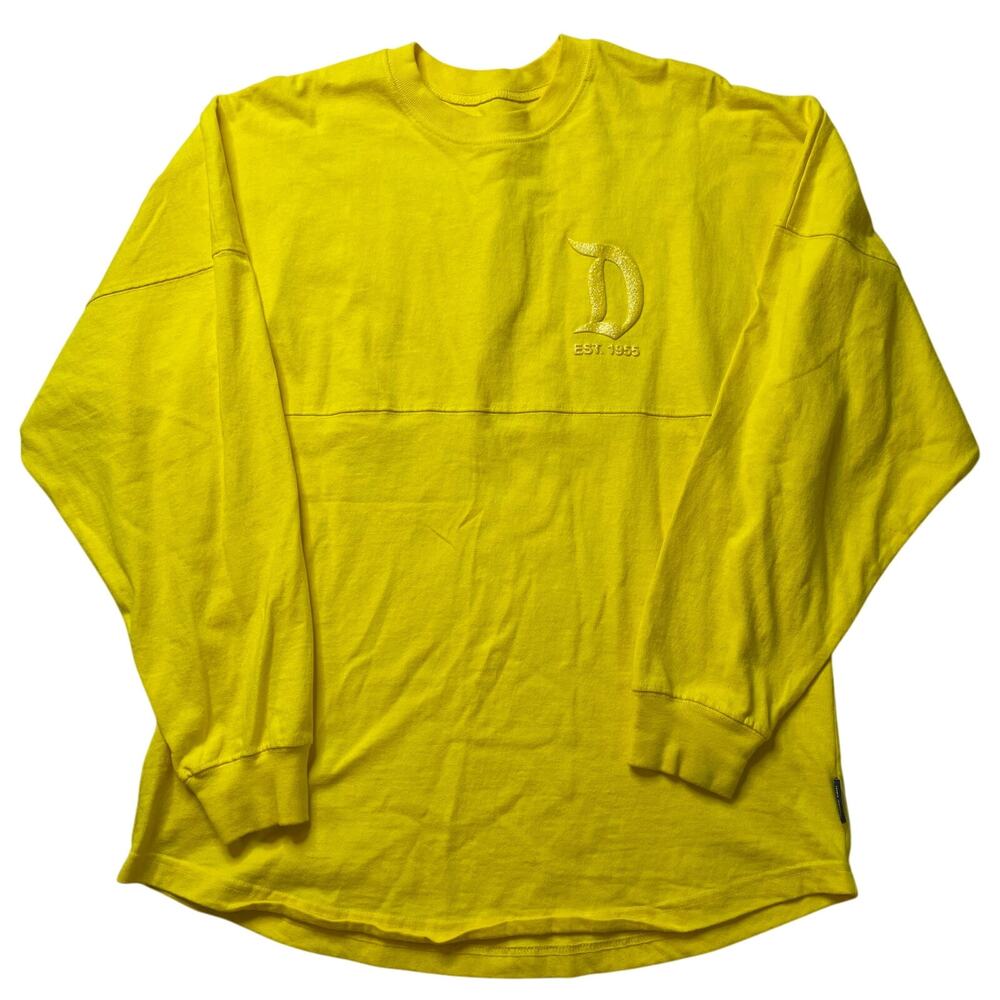Disney Parks Disneyland Resort Yellow Spirit Jersey Size Small Cotton